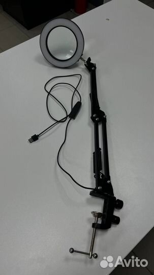 Настольная лампа-лупа, светодиодная LED