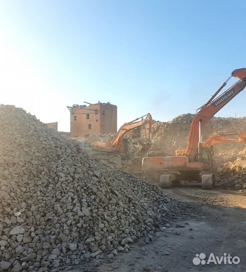 Бетонный щебень 40-70.Чистый.Быстрая доставка