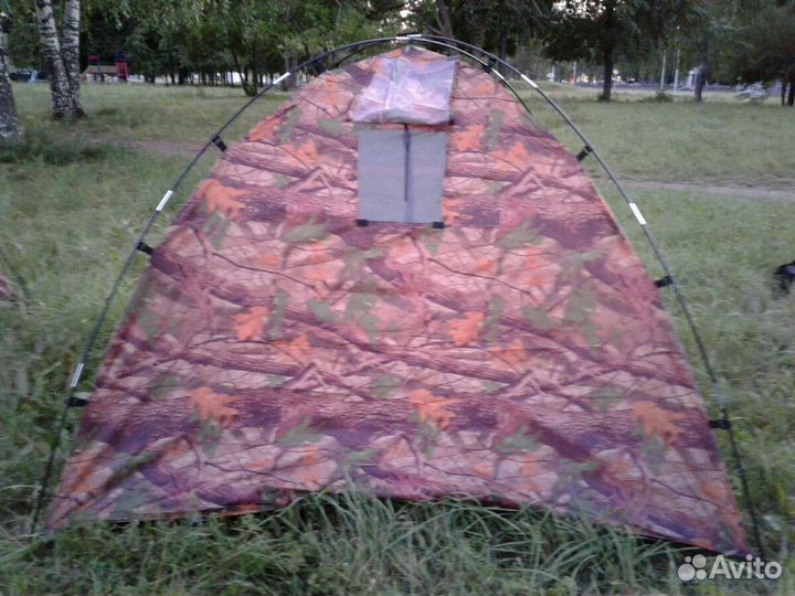 Палатка туристическая 4-х местная 200х200х150 см