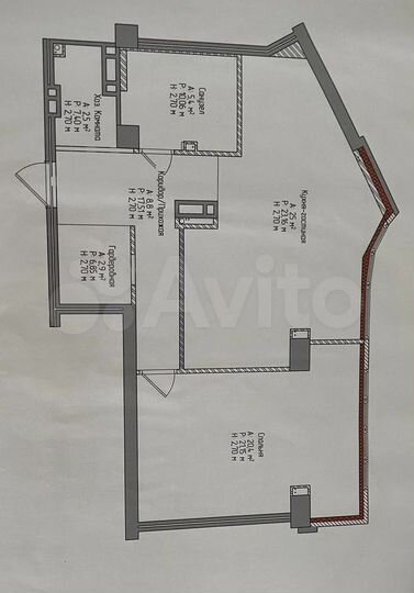 1-к. квартира, 52,7 м², 11/27 эт.