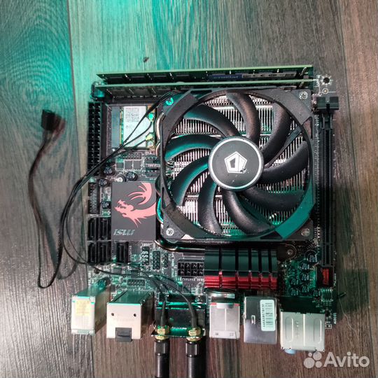 Материнская плата с процессором, оперативкой и ssd