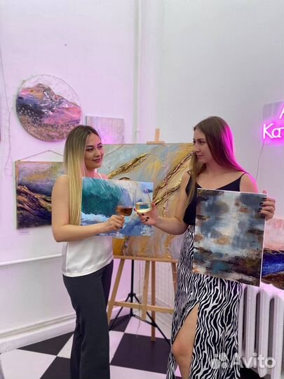 Мастер-классы.Живопись акрилом. Арт-девичники