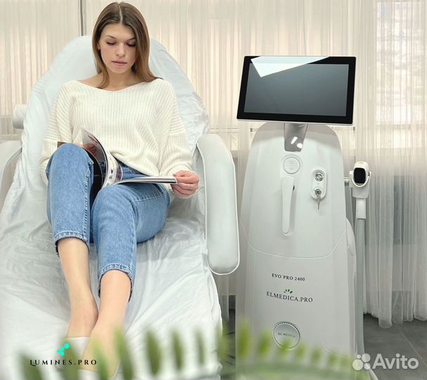 Диодный лазер для эпиляции Lumines Evo-Pro 2400W