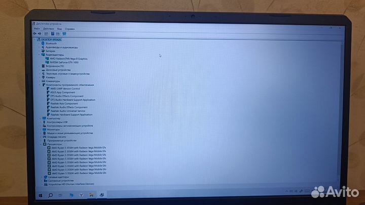 Игровой ноутбук asus TUF gaming FX505DT