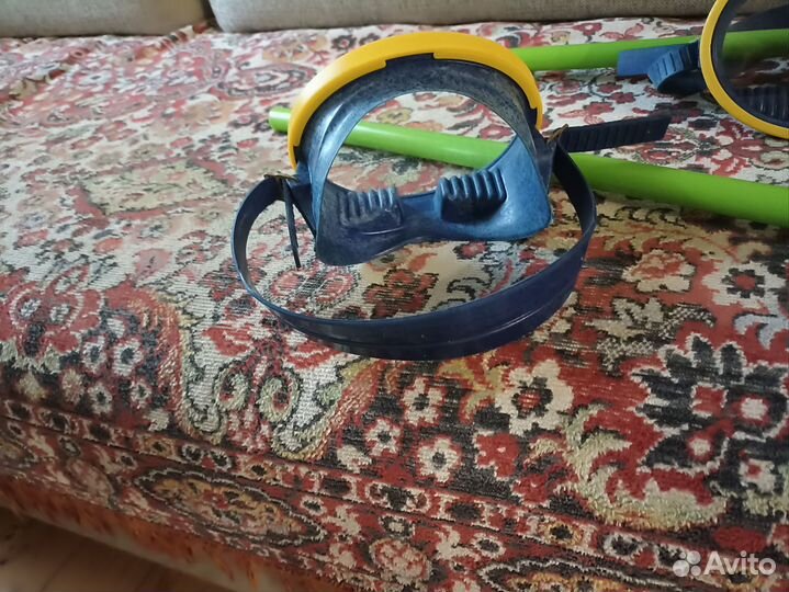 Маска для ныряния плавания стекло стеклянная