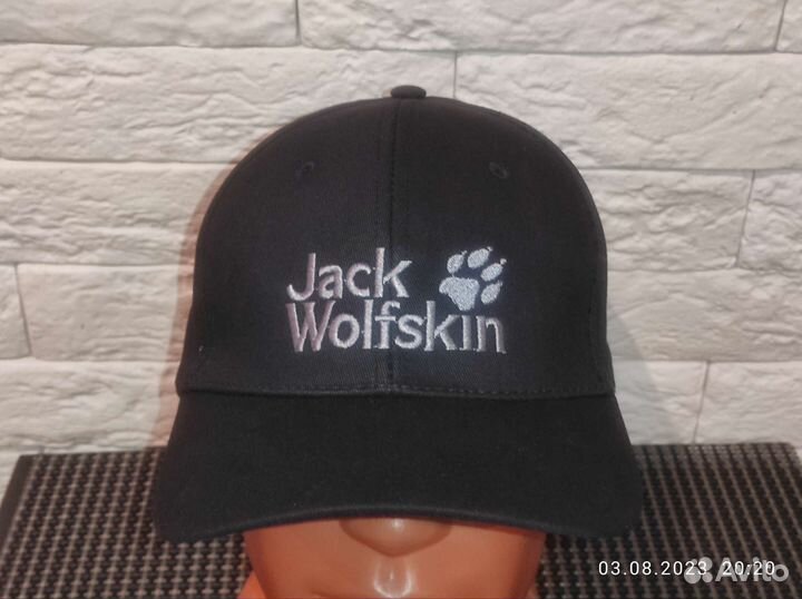 Бейсболка Мужская Jack Wolfskin и Diesel Black