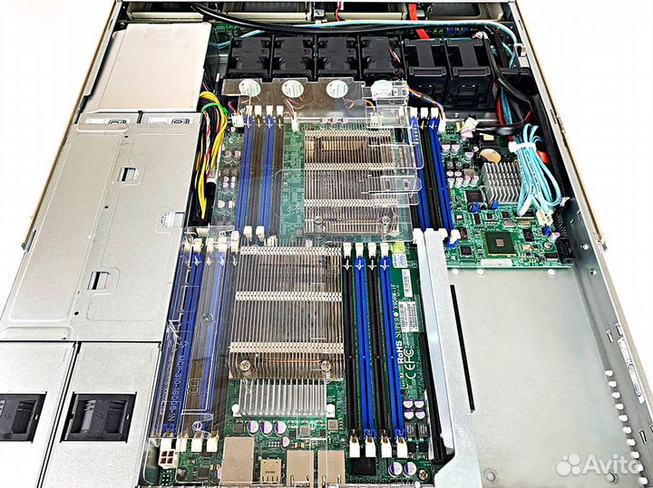 Сервер Supermicro 6017R-WRF 2x E5-2667v2 32Gb