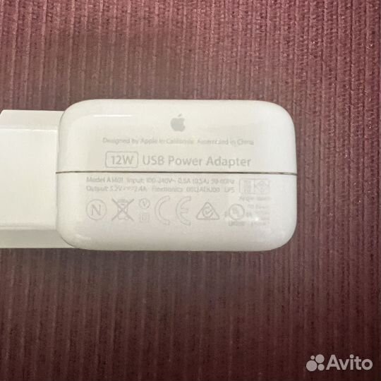 Блок питания Apple 12W (оригинал)