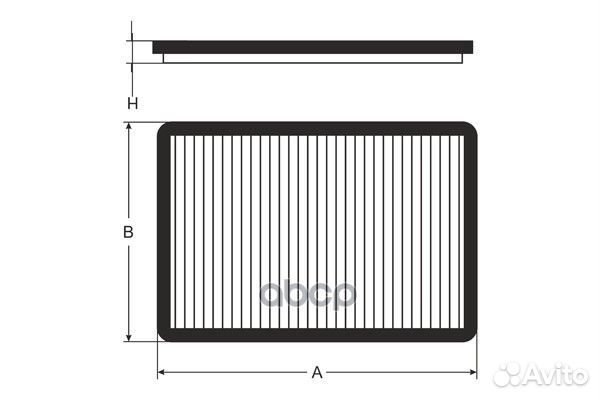 Фильтр салона SA1206 SCT
