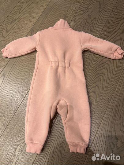 Флисовый комбинезон на девочку 74-80