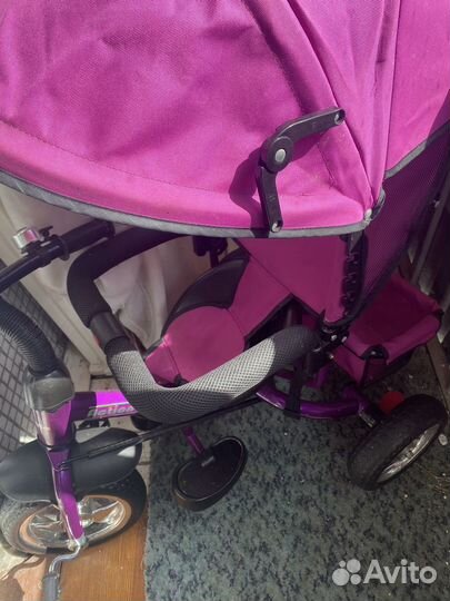 Детский велосипед с родительской ручкой