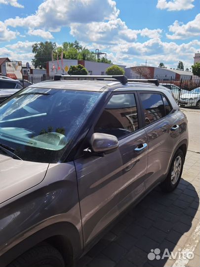 Поперечины LUX Bridge silver крыло для Creta 2021