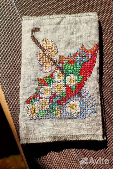 Обложка на паспорт из льна