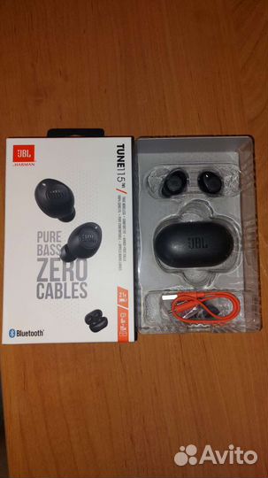 Беспроводные наушники jbl tune 115 tws