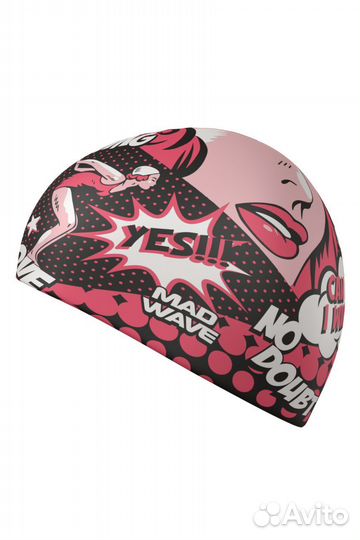 Шапочка для плавания MadWave силикон