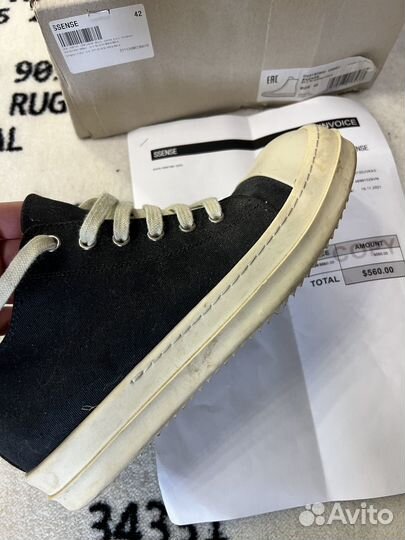 Rick Owens Ramones Low
