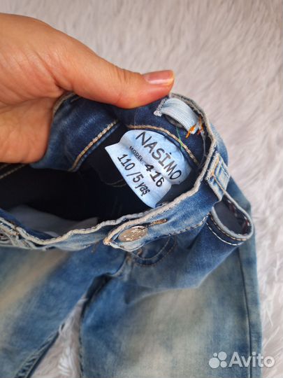 Джинсы для девочки 110