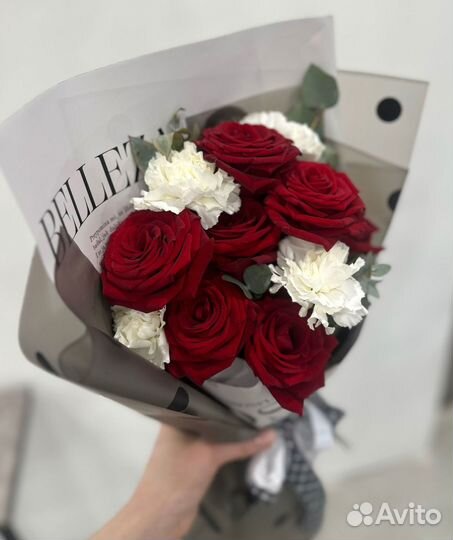 Розы красные эквадор