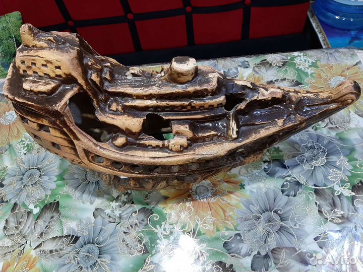 Аквариумный грот и 2 фильтра- помпа