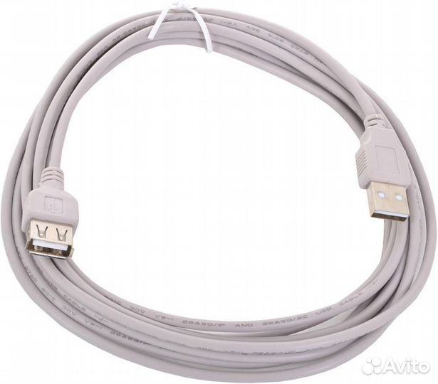 Кабель-удлинитель USB 2.0 AM-AF, длина 3м