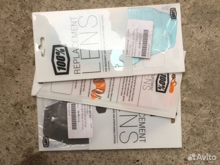 Стекла, линзы сменные 100