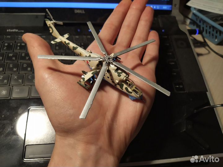 Модель пары ударных ми-24В (Афган)