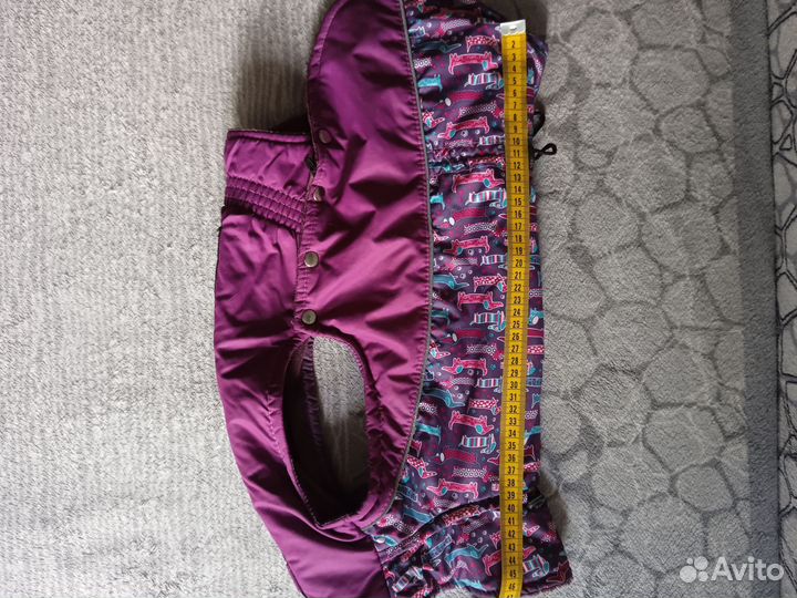 Комбинезон и жилет для собаки теплый