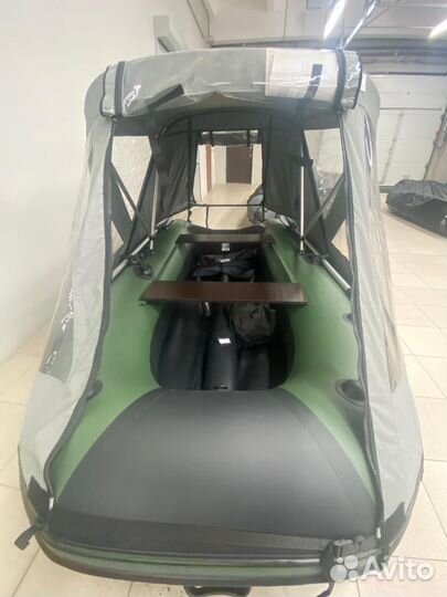 Тент для лодки пвх ходовой кабриолет Ривьера 2900С