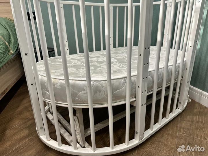 Кроватка круглая /трансформер(новорожденные)