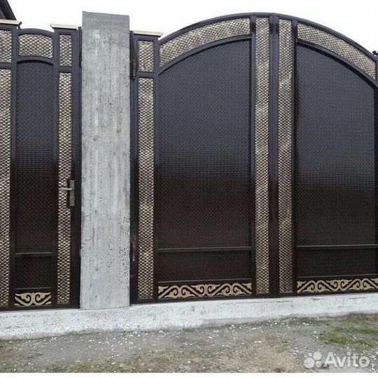 Ворота кованые под ключ N1