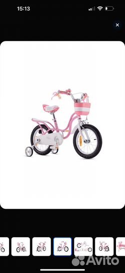 Велосипед для девочки royal baby little swan 14