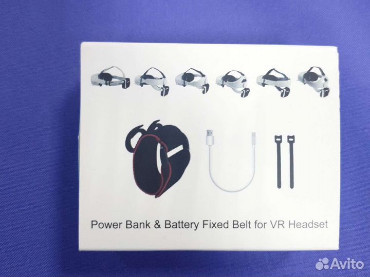 Крепление для powerbank + шнур Oculus quest 2