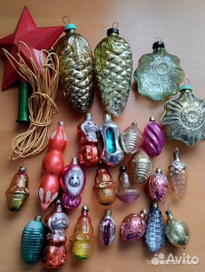 Елочные игрушки СССР. Кремлевские, стекло