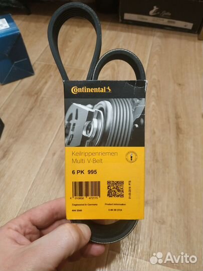 6PK995 continental Поликлиновой ремень
