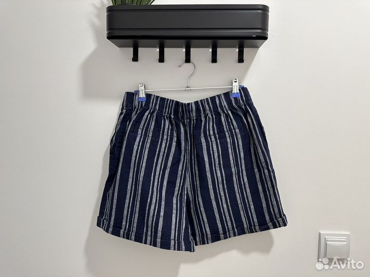 Льняные шорты uniqlo женские