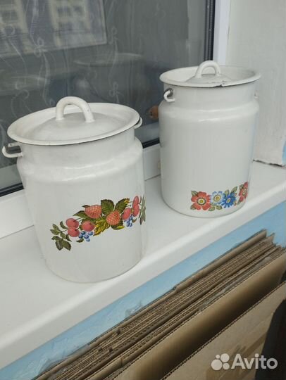 Бидончик эмалированный