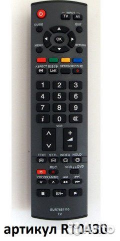 Пульт EUR7651110 для телевизора Panasonic Viera