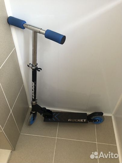 Самокат снегокат 2в1