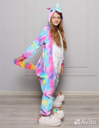 Пижама кигуруми единорог