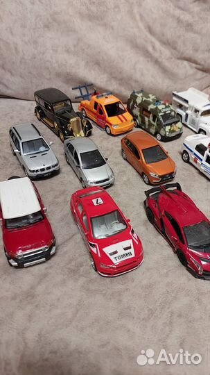 Машины железные игрушки пакетом