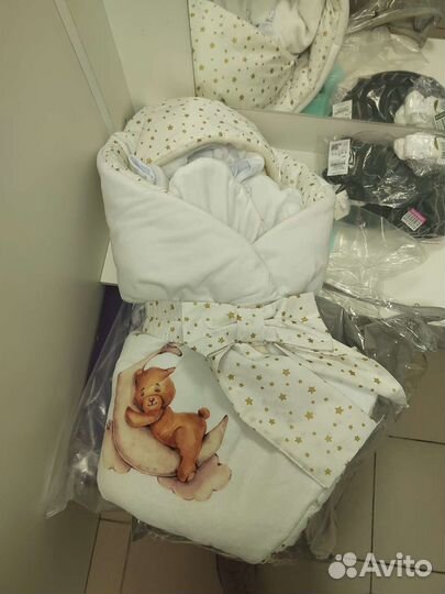 Конверт (комплект 5в1) на выписку зимний