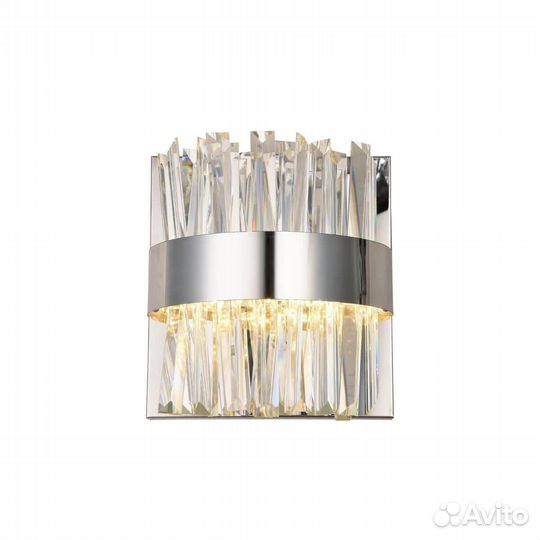 Бра металлический со стеклом