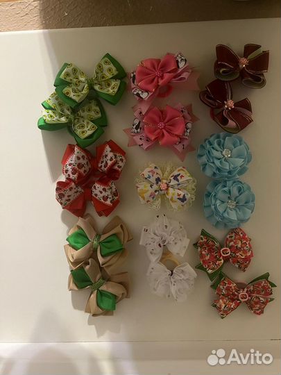 Бантики для волос ручной работы