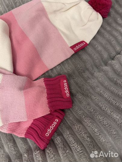 Комплект шарф и перчатки женские