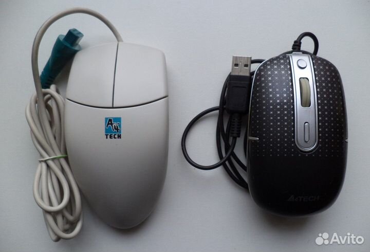 Мышки Aquarius USB, Microsoft USB, HP PS/2, Genius