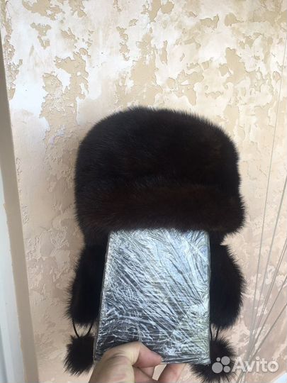 Шапка норковая женская