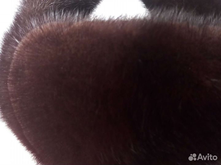 Норковая шапка мужская