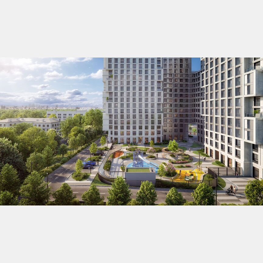 2-к. апартаменты, 47,2 м², 16/20 эт.