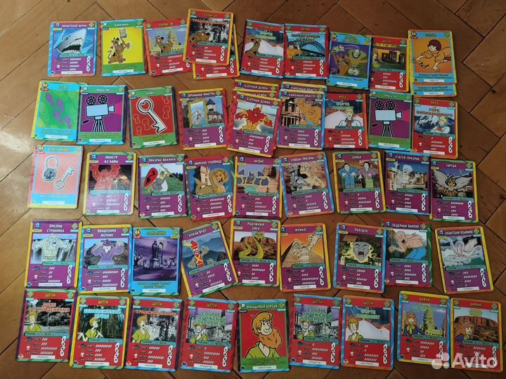 Карточки Скуби-Ду с фургоном