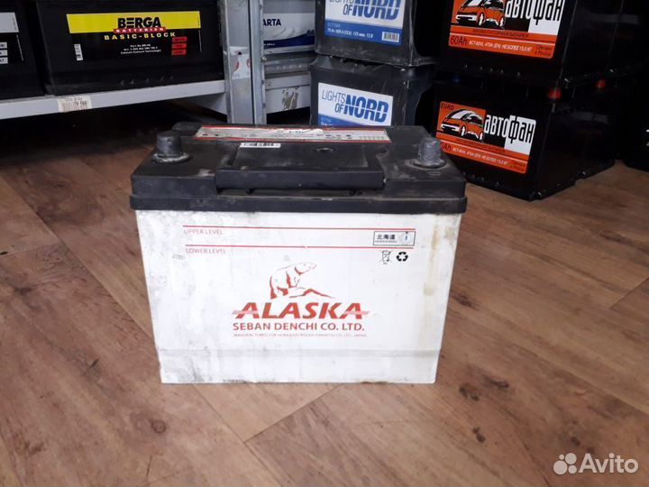 Аккумулятор Аляска Б/У 80 ампер
